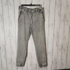 Gray Women's Jogger Pants - Elastic Waist & Zip Pockets